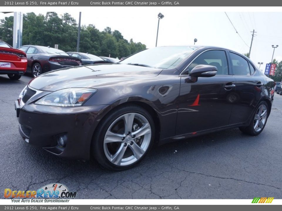 2012 Lexus IS 250 Fire Agate Pearl / Ecru Photo #3