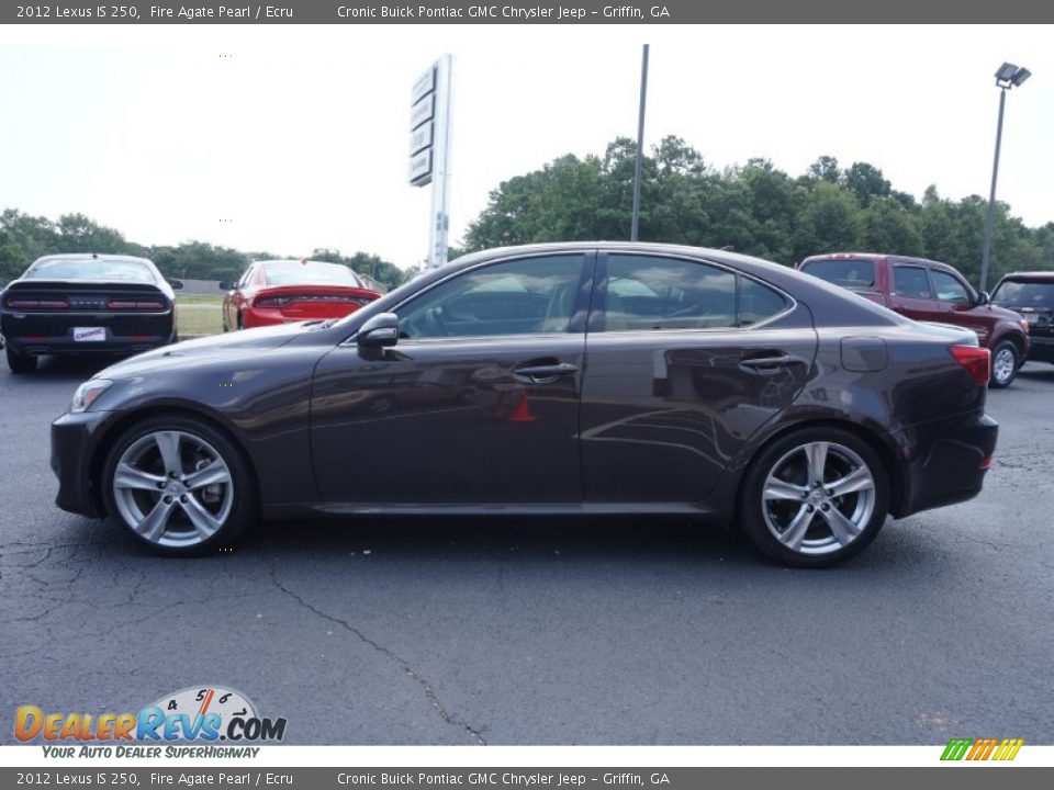 2012 Lexus IS 250 Fire Agate Pearl / Ecru Photo #4