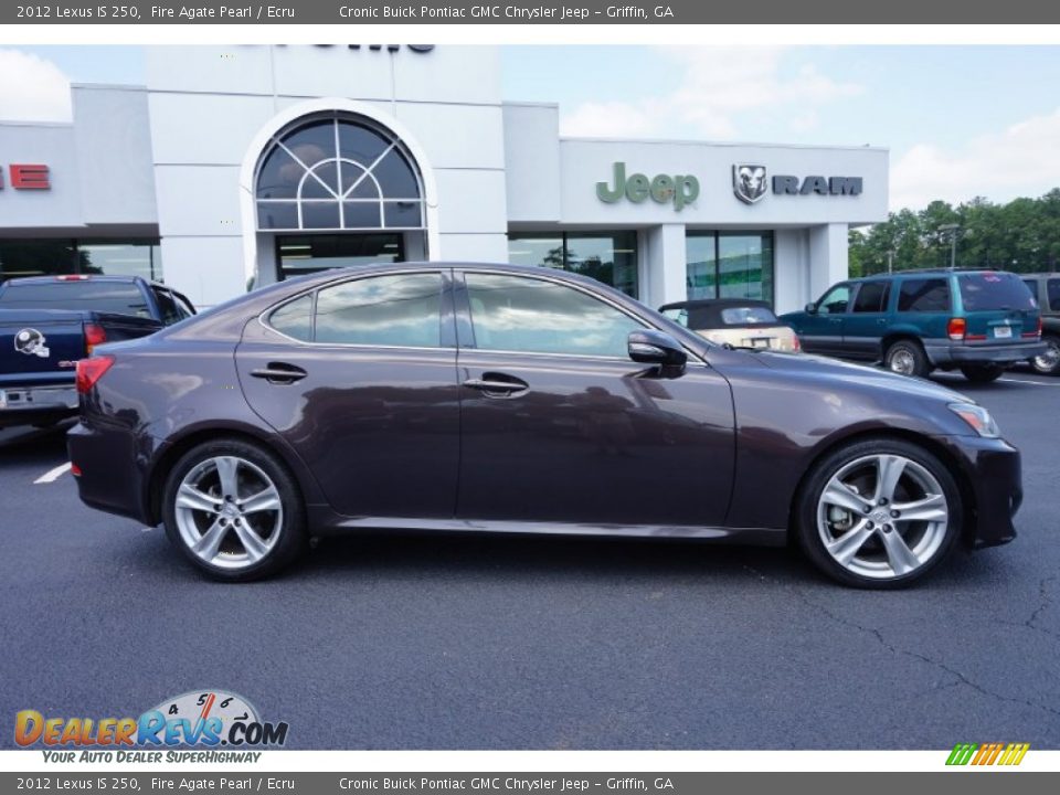 2012 Lexus IS 250 Fire Agate Pearl / Ecru Photo #8