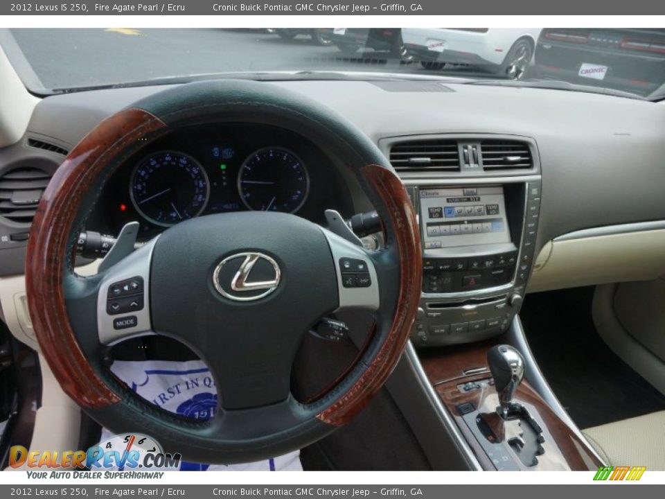 2012 Lexus IS 250 Fire Agate Pearl / Ecru Photo #10