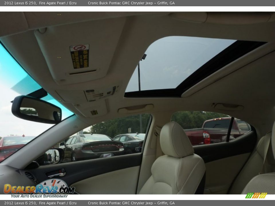 2012 Lexus IS 250 Fire Agate Pearl / Ecru Photo #11