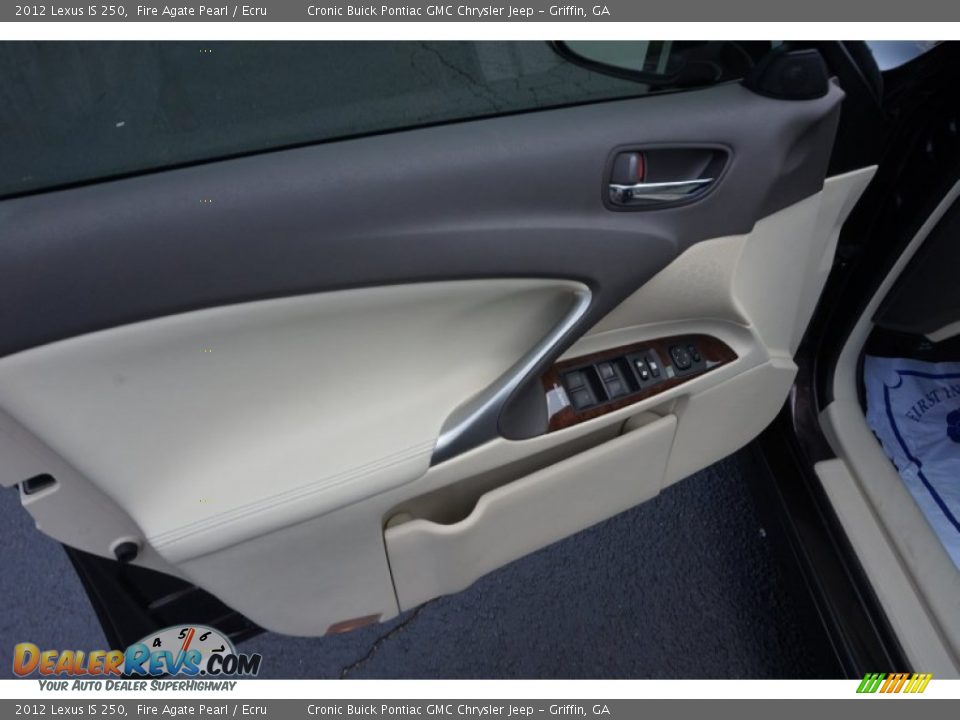 2012 Lexus IS 250 Fire Agate Pearl / Ecru Photo #12