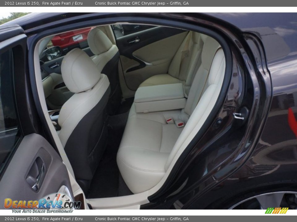 2012 Lexus IS 250 Fire Agate Pearl / Ecru Photo #13