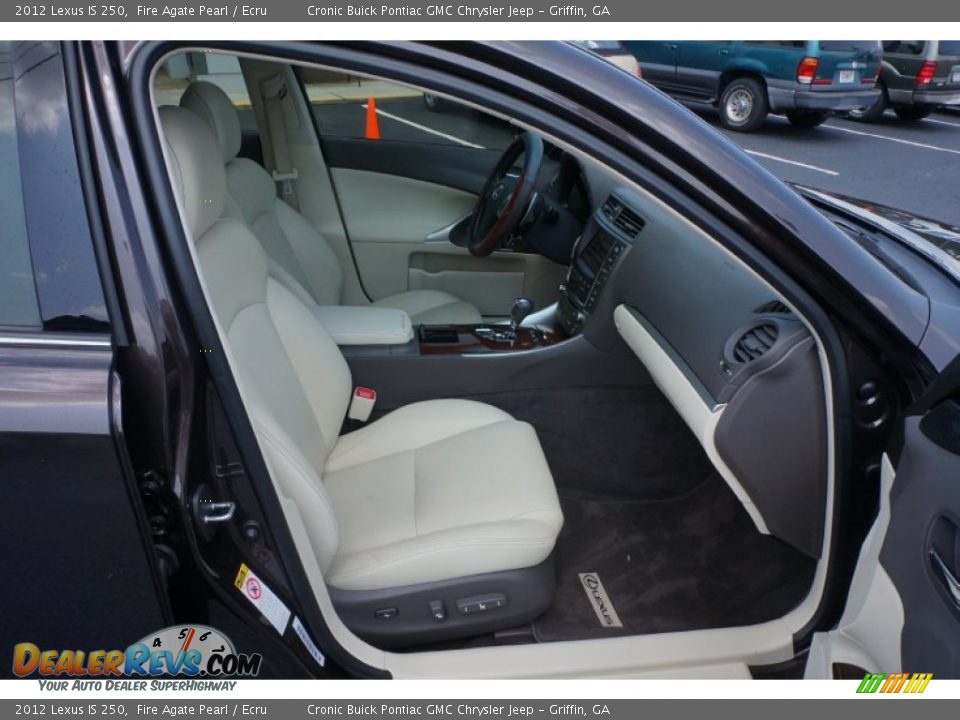 2012 Lexus IS 250 Fire Agate Pearl / Ecru Photo #17