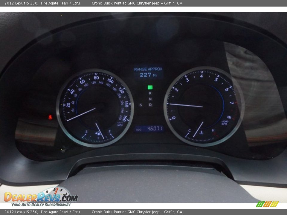 2012 Lexus IS 250 Fire Agate Pearl / Ecru Photo #20