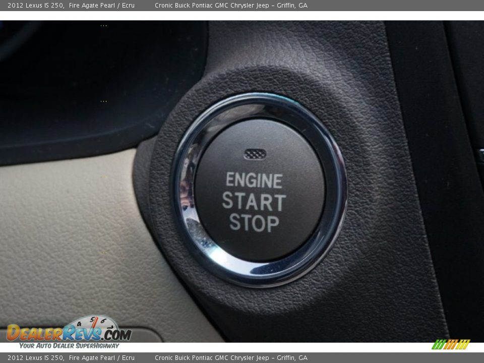 2012 Lexus IS 250 Fire Agate Pearl / Ecru Photo #23