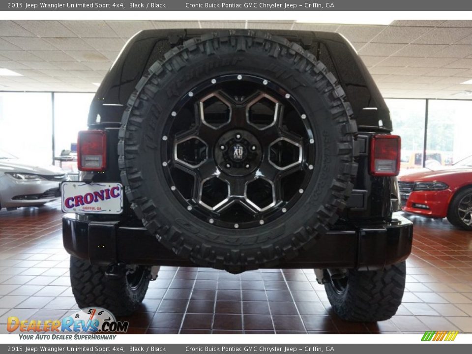 2015 Jeep Wrangler Unlimited Sport 4x4 Black / Black Photo #6