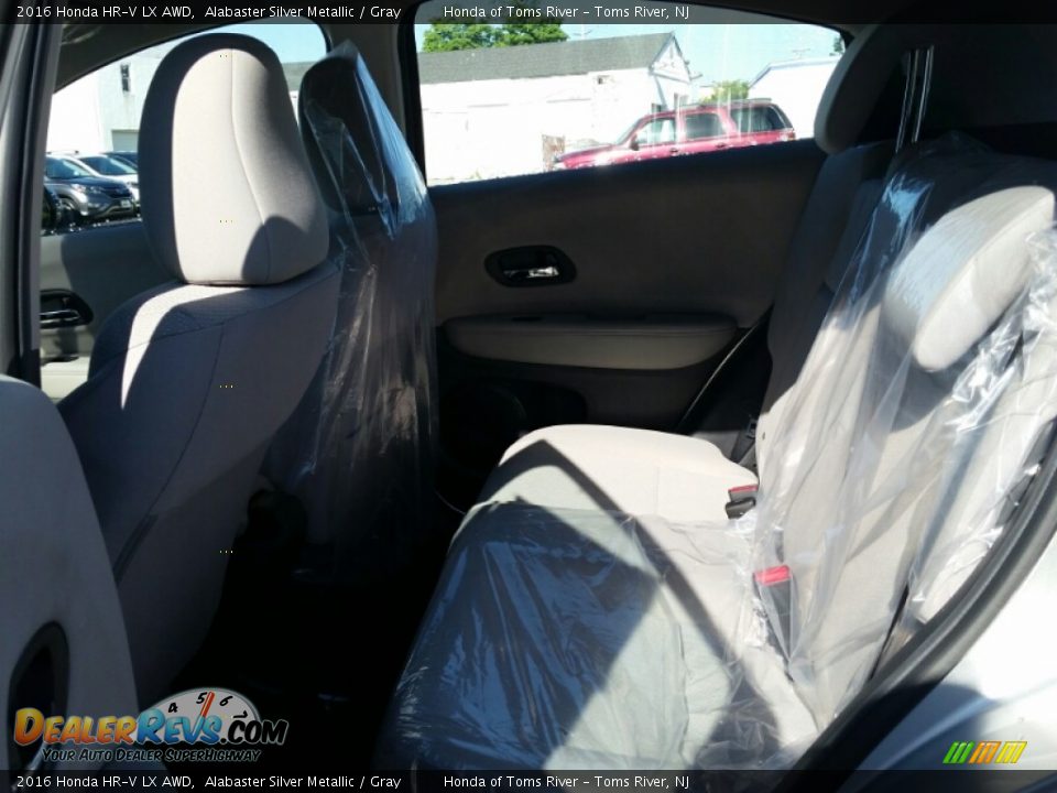 2016 Honda HR-V LX AWD Alabaster Silver Metallic / Gray Photo #3