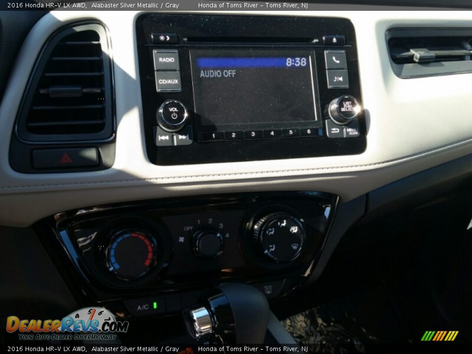 2016 Honda HR-V LX AWD Alabaster Silver Metallic / Gray Photo #6