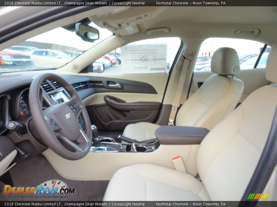 Cocoa/Light Neutral Interior - 2016 Chevrolet Malibu Limited LT Photo #11