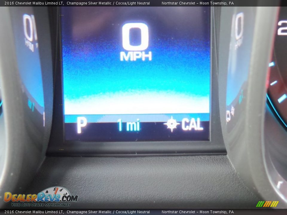 2016 Chevrolet Malibu Limited LT Champagne Silver Metallic / Cocoa/Light Neutral Photo #19