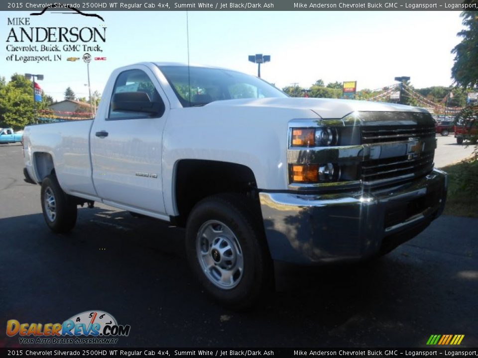 2015 Chevrolet Silverado 2500HD WT Regular Cab 4x4 Summit White / Jet Black/Dark Ash Photo #1
