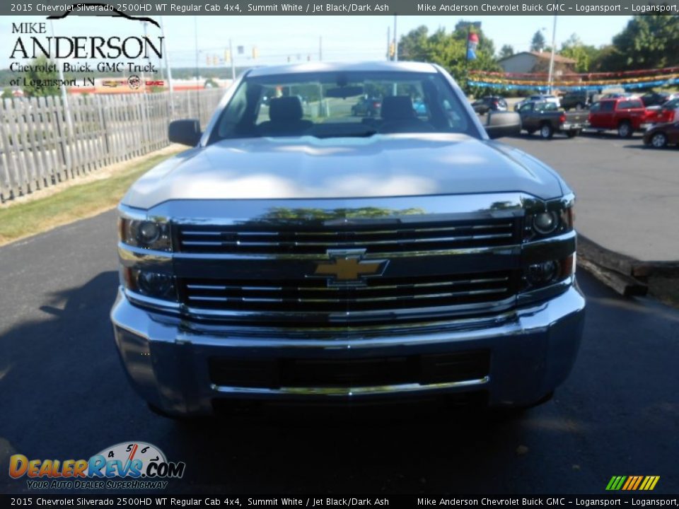 2015 Chevrolet Silverado 2500HD WT Regular Cab 4x4 Summit White / Jet Black/Dark Ash Photo #2