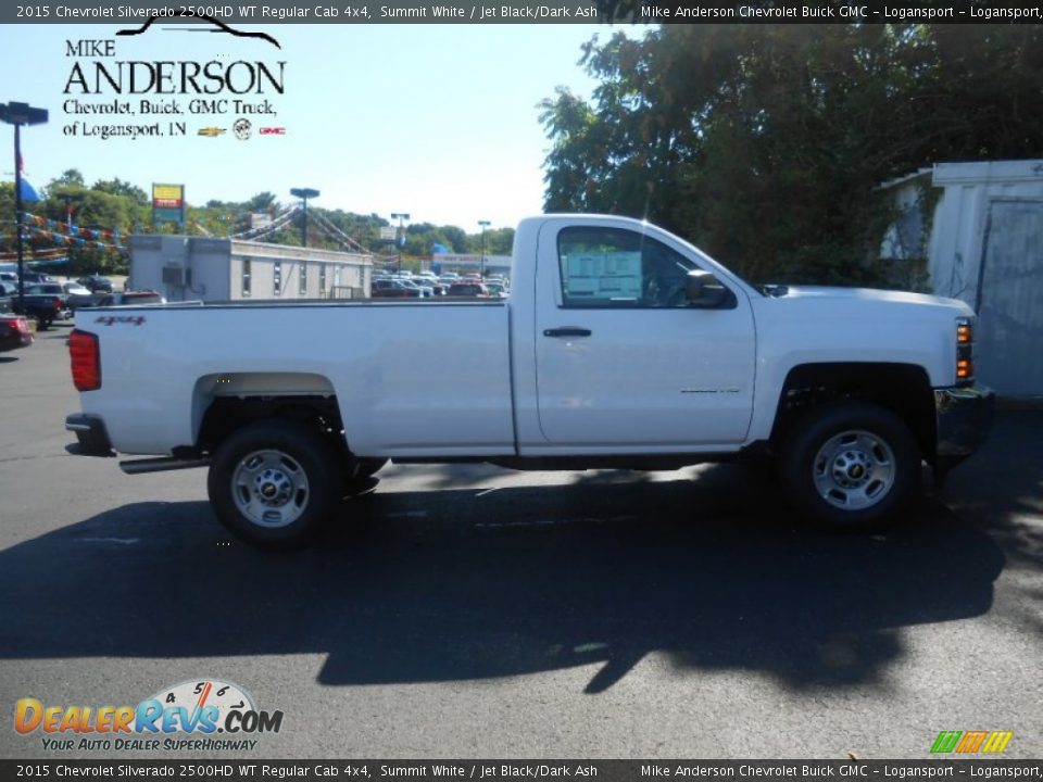2015 Chevrolet Silverado 2500HD WT Regular Cab 4x4 Summit White / Jet Black/Dark Ash Photo #3