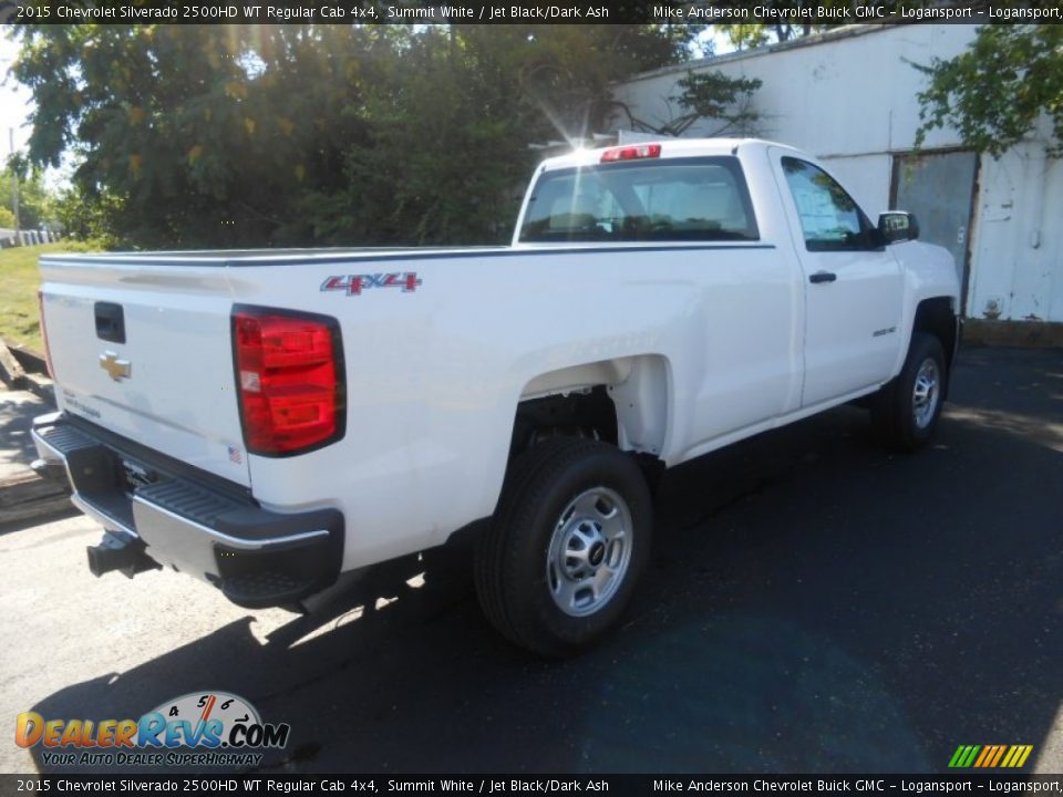 2015 Chevrolet Silverado 2500HD WT Regular Cab 4x4 Summit White / Jet Black/Dark Ash Photo #4