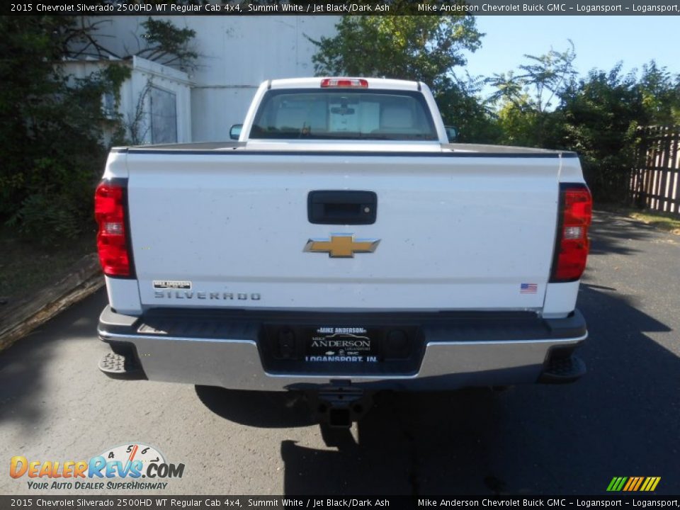 2015 Chevrolet Silverado 2500HD WT Regular Cab 4x4 Summit White / Jet Black/Dark Ash Photo #5
