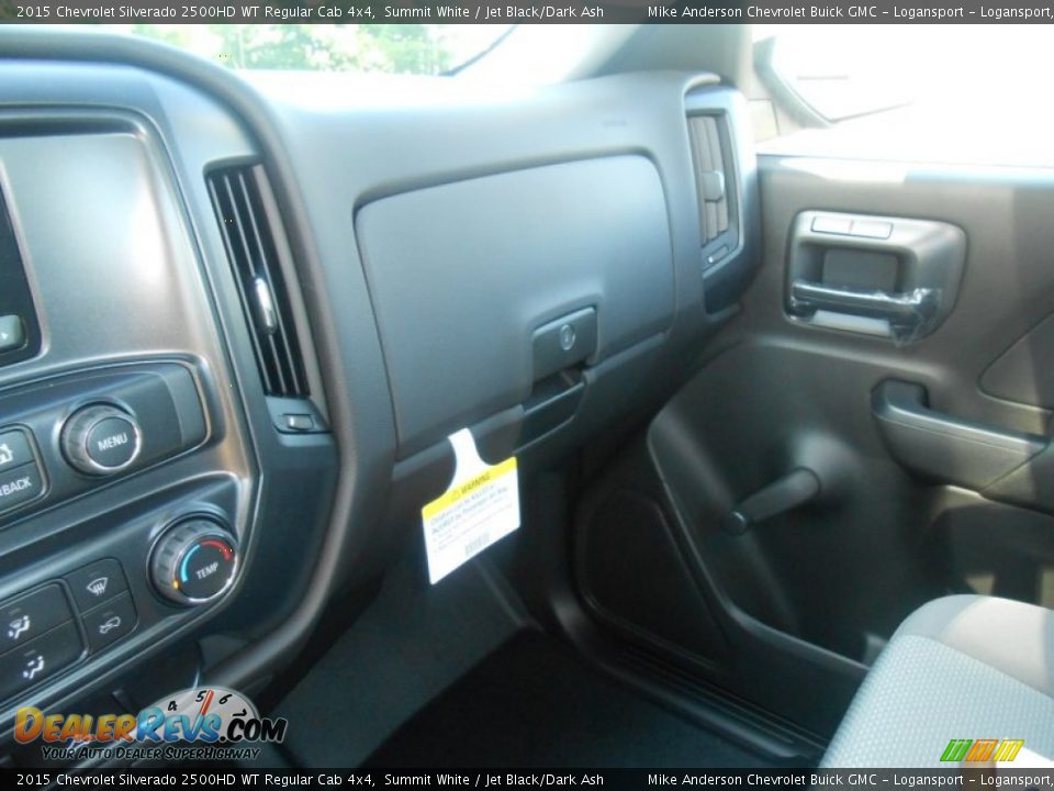 2015 Chevrolet Silverado 2500HD WT Regular Cab 4x4 Summit White / Jet Black/Dark Ash Photo #12
