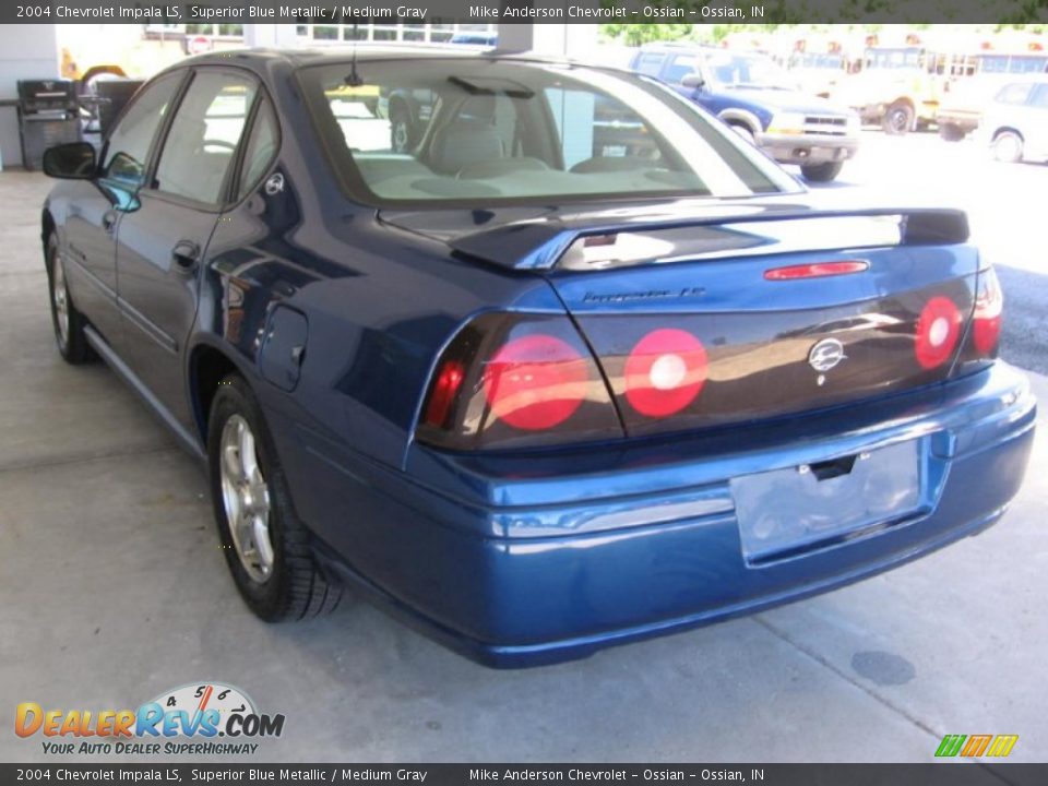 2004 Chevrolet Impala LS Superior Blue Metallic / Medium Gray Photo #3