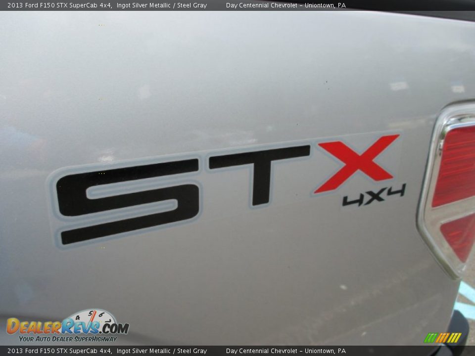 2013 Ford F150 STX SuperCab 4x4 Ingot Silver Metallic / Steel Gray Photo #4