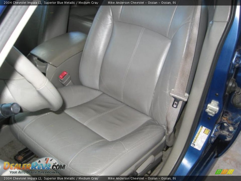 2004 Chevrolet Impala LS Superior Blue Metallic / Medium Gray Photo #7