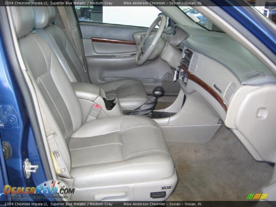 2004 Chevrolet Impala LS Superior Blue Metallic / Medium Gray Photo #10
