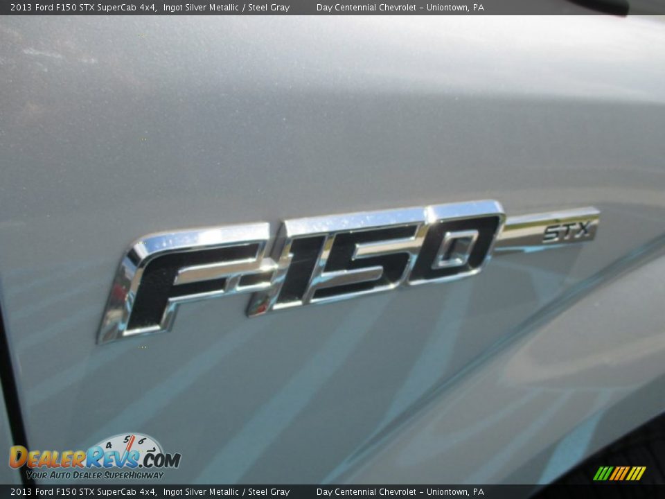 2013 Ford F150 STX SuperCab 4x4 Ingot Silver Metallic / Steel Gray Photo #14