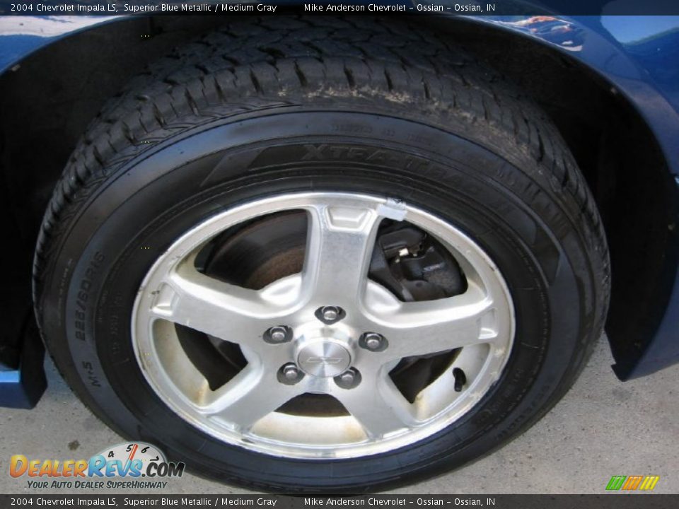 2004 Chevrolet Impala LS Superior Blue Metallic / Medium Gray Photo #19