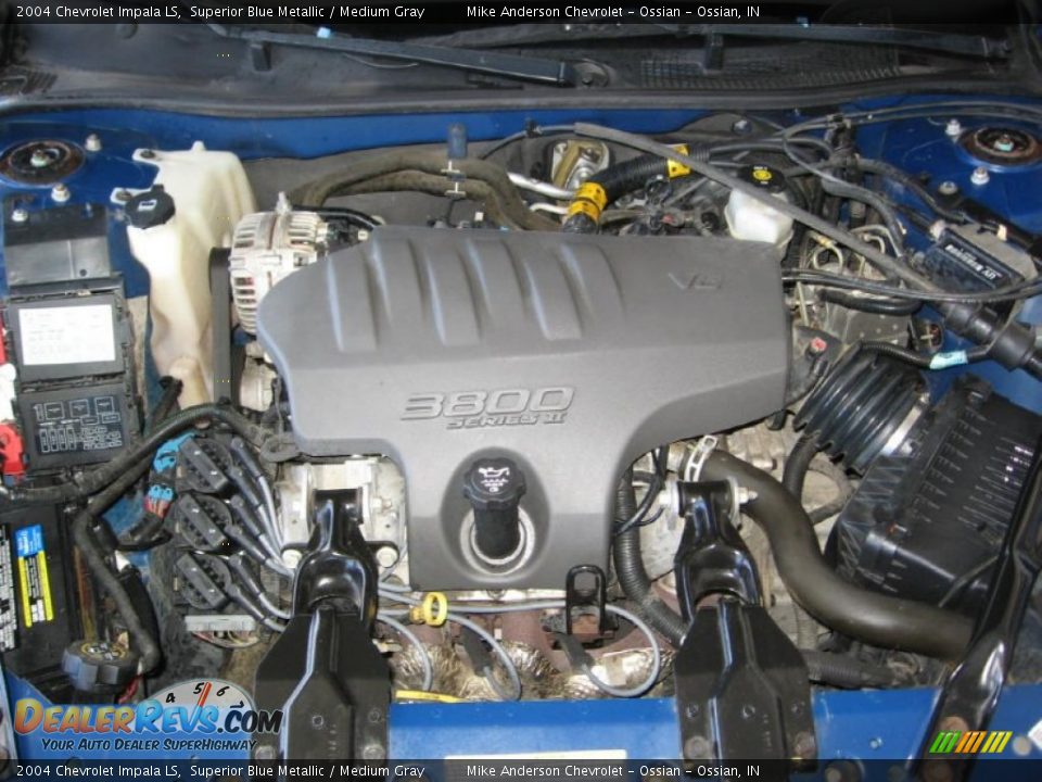 2004 Chevrolet Impala LS Superior Blue Metallic / Medium Gray Photo #22