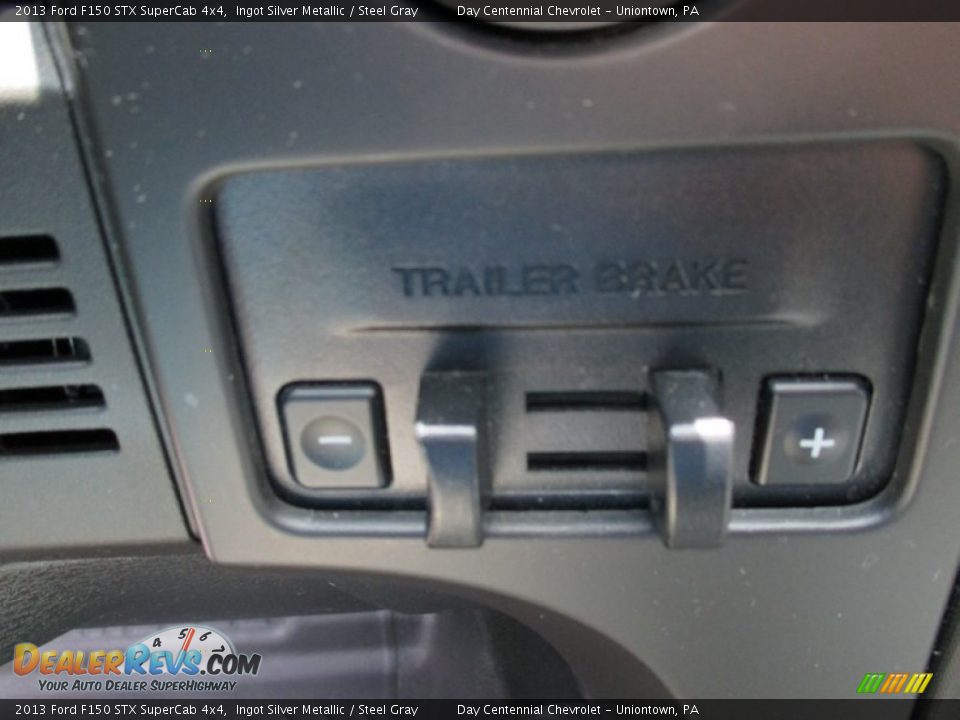 2013 Ford F150 STX SuperCab 4x4 Ingot Silver Metallic / Steel Gray Photo #30