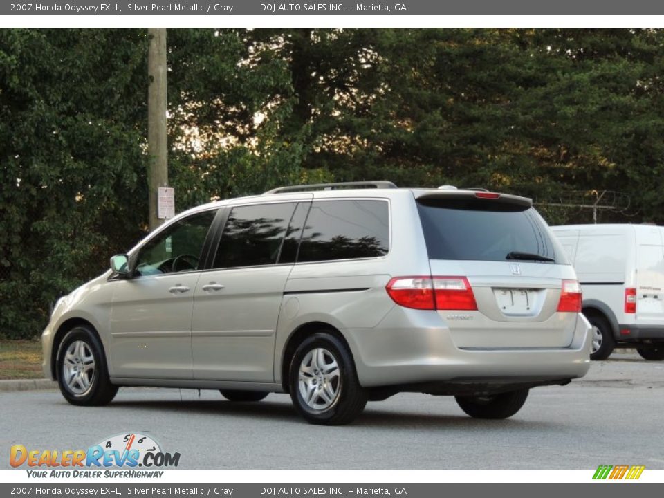 2007 Honda Odyssey EX-L Silver Pearl Metallic / Gray Photo #6
