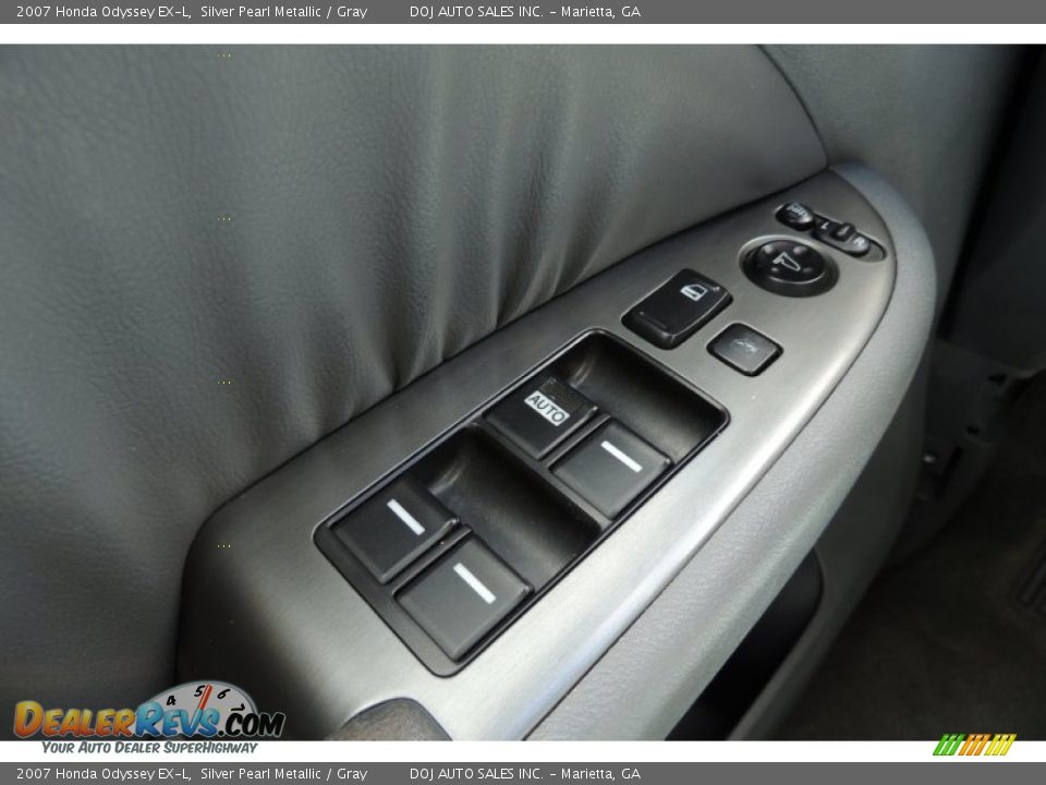 2007 Honda Odyssey EX-L Silver Pearl Metallic / Gray Photo #24