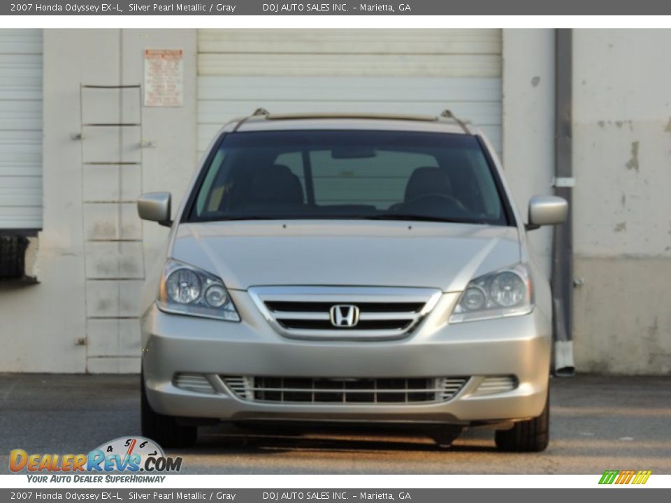 2007 Honda Odyssey EX-L Silver Pearl Metallic / Gray Photo #34