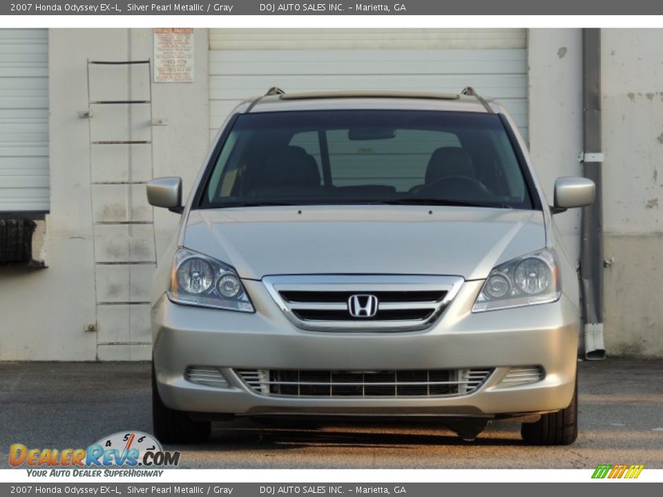 2007 Honda Odyssey EX-L Silver Pearl Metallic / Gray Photo #35