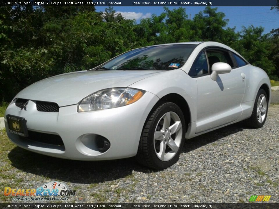2006 Mitsubishi Eclipse GS Coupe Frost White Pearl / Dark Charcoal Photo #1