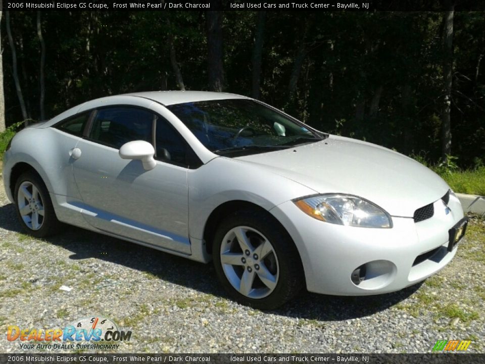 2006 Mitsubishi Eclipse GS Coupe Frost White Pearl / Dark Charcoal Photo #3