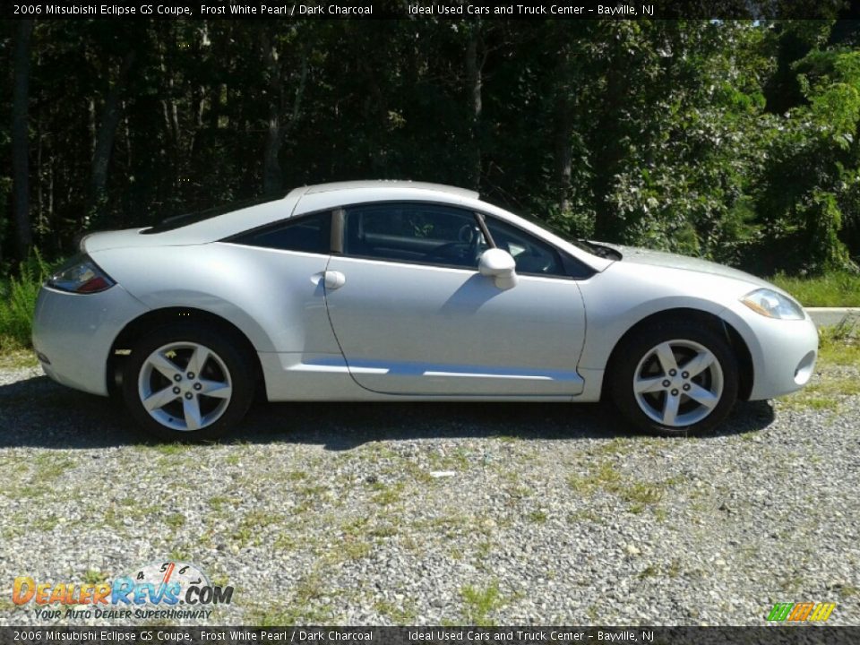 2006 Mitsubishi Eclipse GS Coupe Frost White Pearl / Dark Charcoal Photo #4