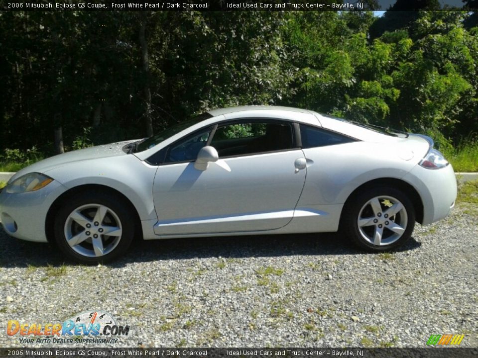2006 Mitsubishi Eclipse GS Coupe Frost White Pearl / Dark Charcoal Photo #8