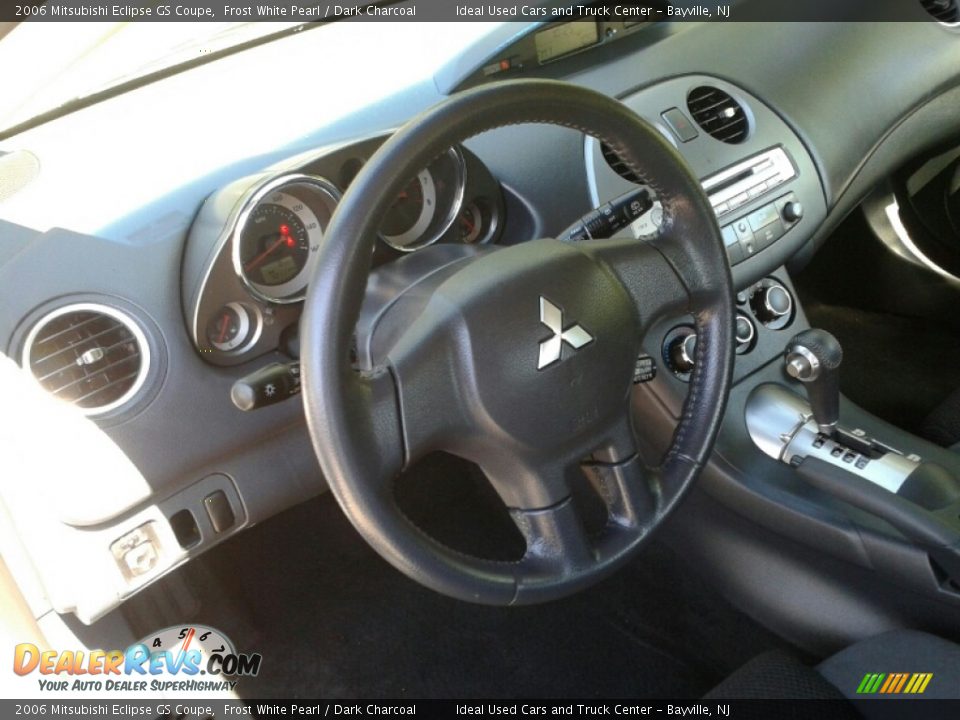 2006 Mitsubishi Eclipse GS Coupe Frost White Pearl / Dark Charcoal Photo #11
