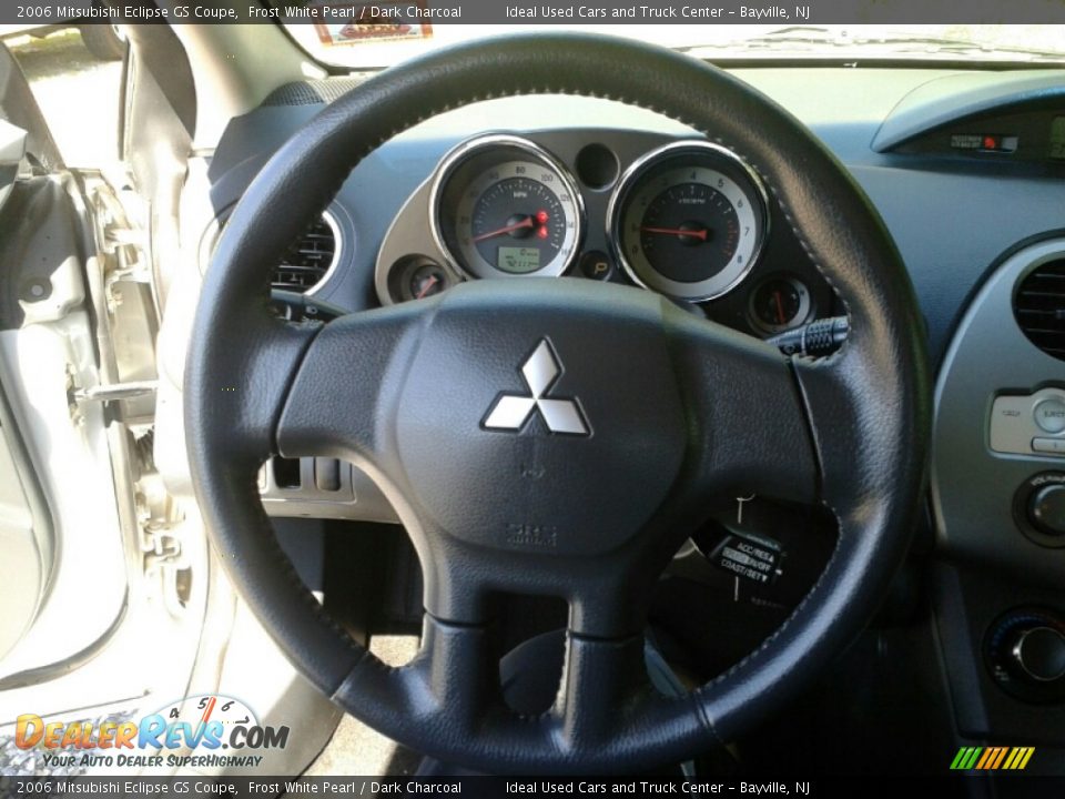 2006 Mitsubishi Eclipse GS Coupe Frost White Pearl / Dark Charcoal Photo #12