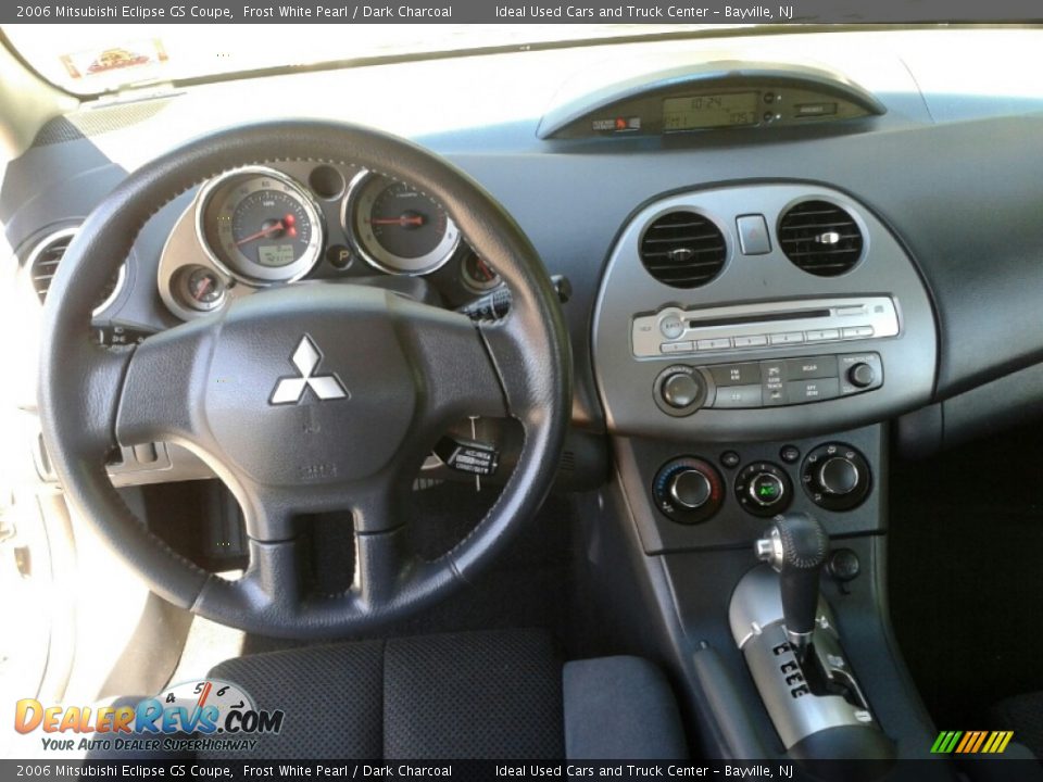 2006 Mitsubishi Eclipse GS Coupe Frost White Pearl / Dark Charcoal Photo #13