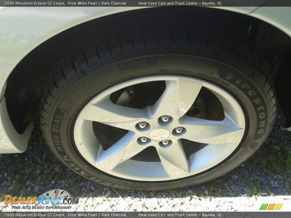 2006 Mitsubishi Eclipse GS Coupe Frost White Pearl / Dark Charcoal Photo #24