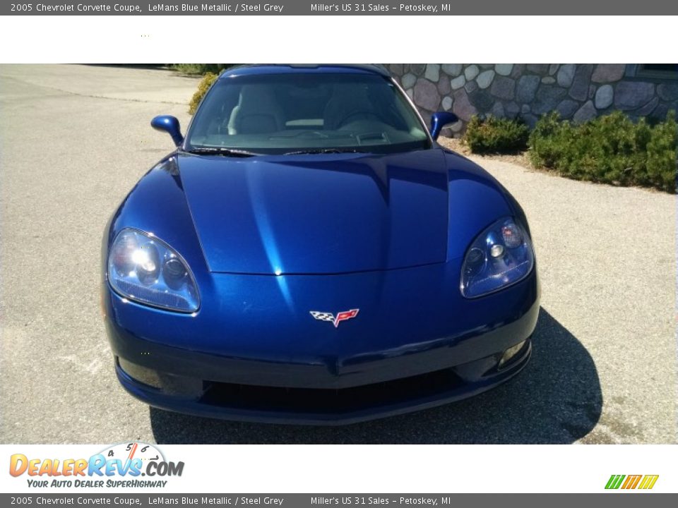 2005 Chevrolet Corvette Coupe LeMans Blue Metallic / Steel Grey Photo #5