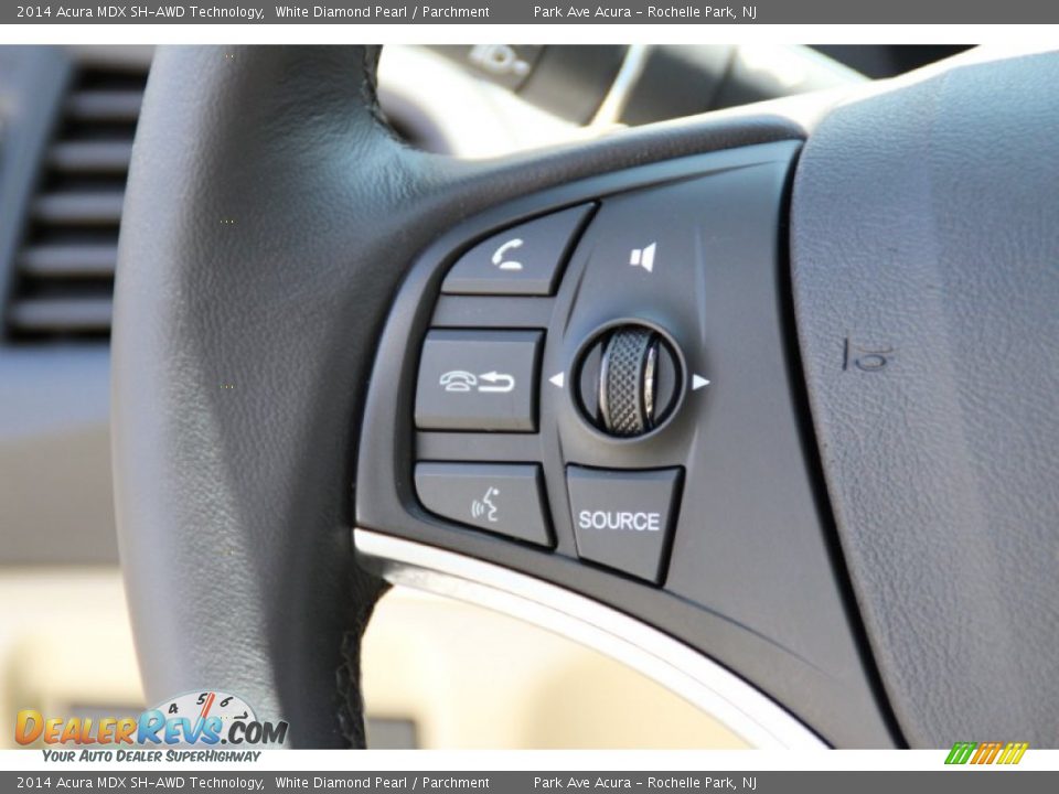 2014 Acura MDX SH-AWD Technology White Diamond Pearl / Parchment Photo #20