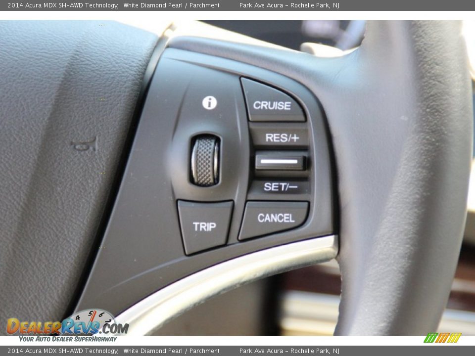 2014 Acura MDX SH-AWD Technology White Diamond Pearl / Parchment Photo #21