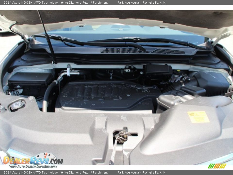2014 Acura MDX SH-AWD Technology White Diamond Pearl / Parchment Photo #31