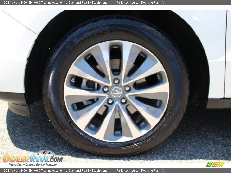 2014 Acura MDX SH-AWD Technology White Diamond Pearl / Parchment Photo #33