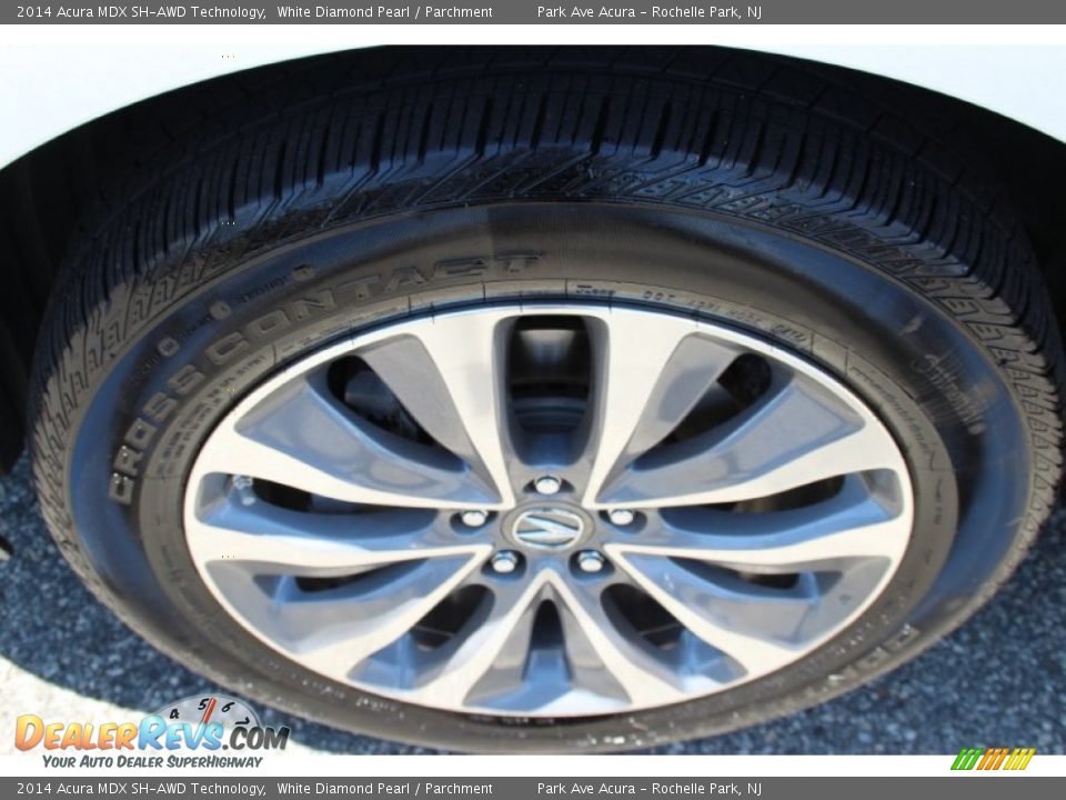 2014 Acura MDX SH-AWD Technology White Diamond Pearl / Parchment Photo #34