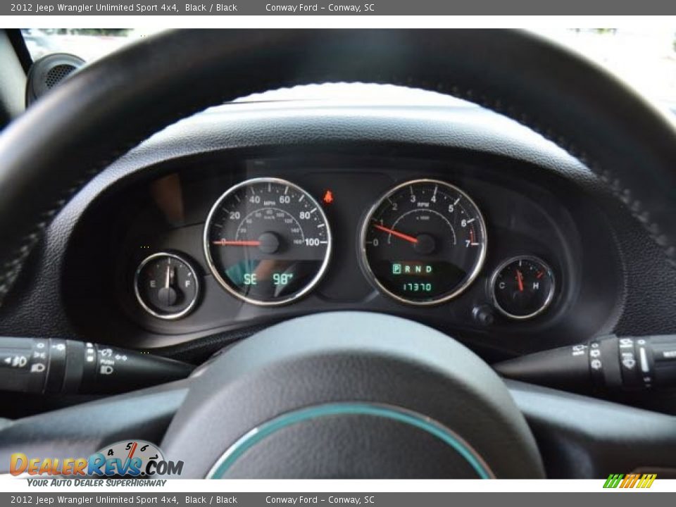 2012 Jeep Wrangler Unlimited Sport 4x4 Black / Black Photo #23