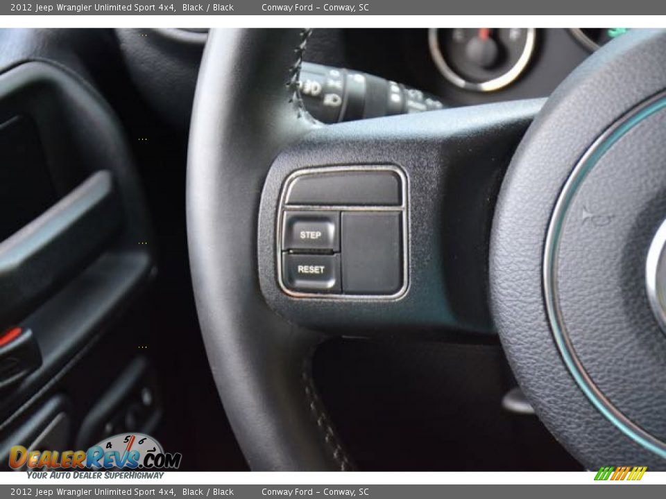 2012 Jeep Wrangler Unlimited Sport 4x4 Black / Black Photo #25