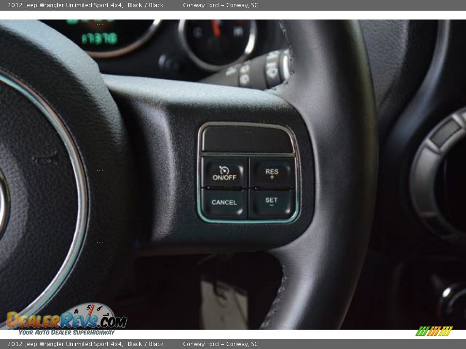 2012 Jeep Wrangler Unlimited Sport 4x4 Black / Black Photo #26